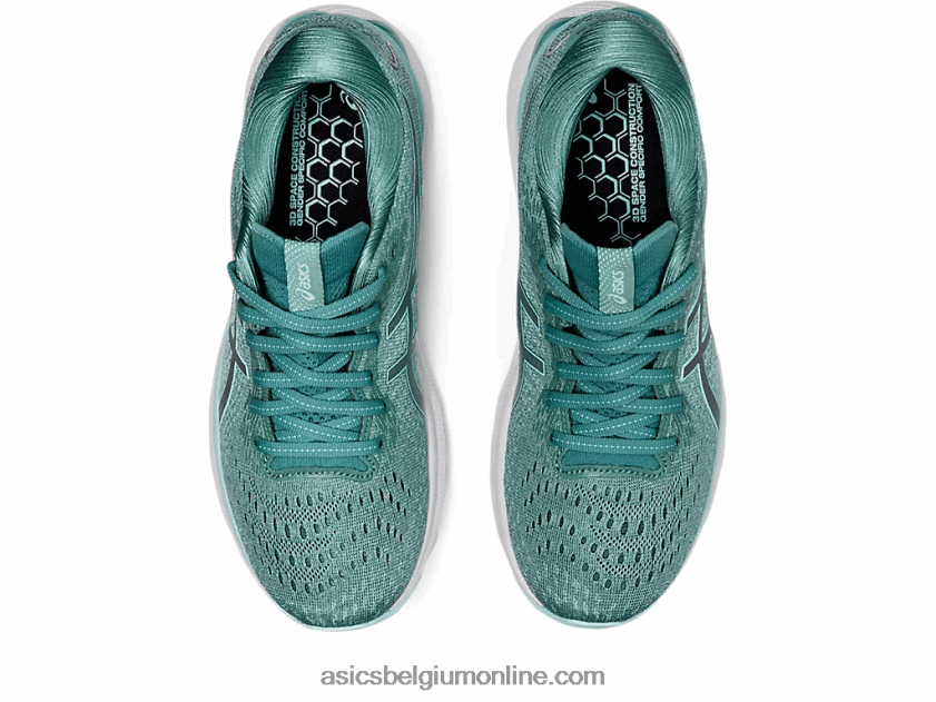 gelnimbus 24 breed V6HXR23428 salie/helder blauw Asics
