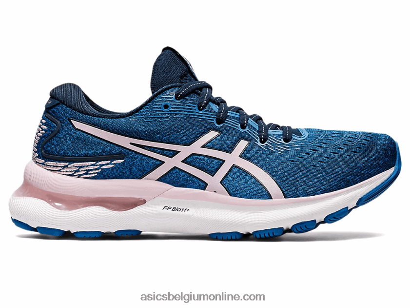 gelnimbus 24 breed V6HXR23430 frans blauw/nauwelijks roze Asics