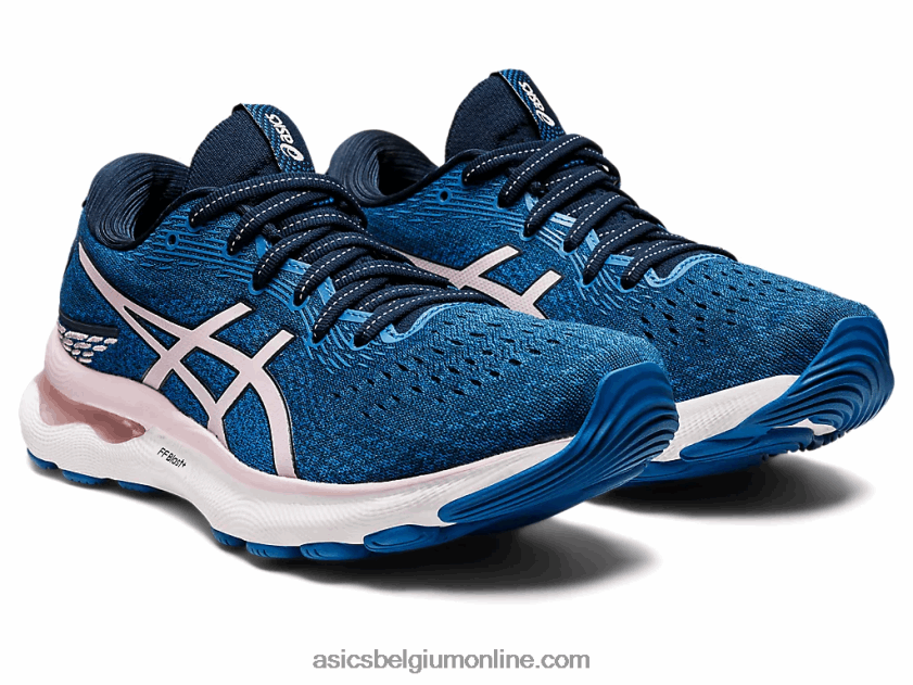 gelnimbus 24 breed V6HXR23430 frans blauw/nauwelijks roze Asics