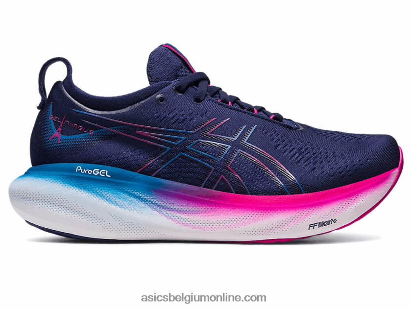 gelnimbus 25 V6HXR22138 indigo blauw/roze rave Asics