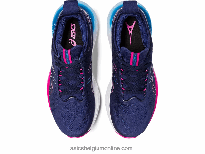 gelnimbus 25 V6HXR22138 indigo blauw/roze rave Asics
