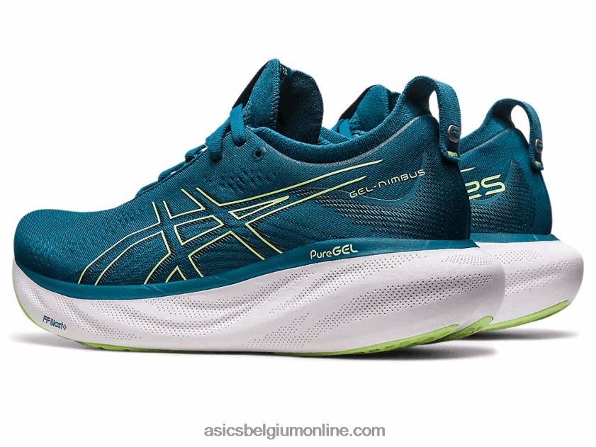 gelnimbus 25 V6HXR22259 inkt teal/limoengroen Asics