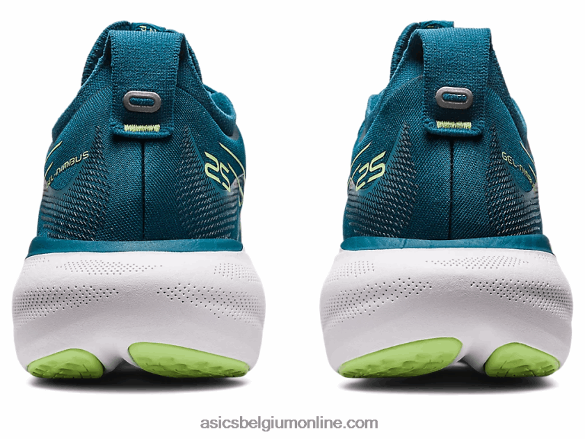 gelnimbus 25 V6HXR22259 inkt teal/limoengroen Asics