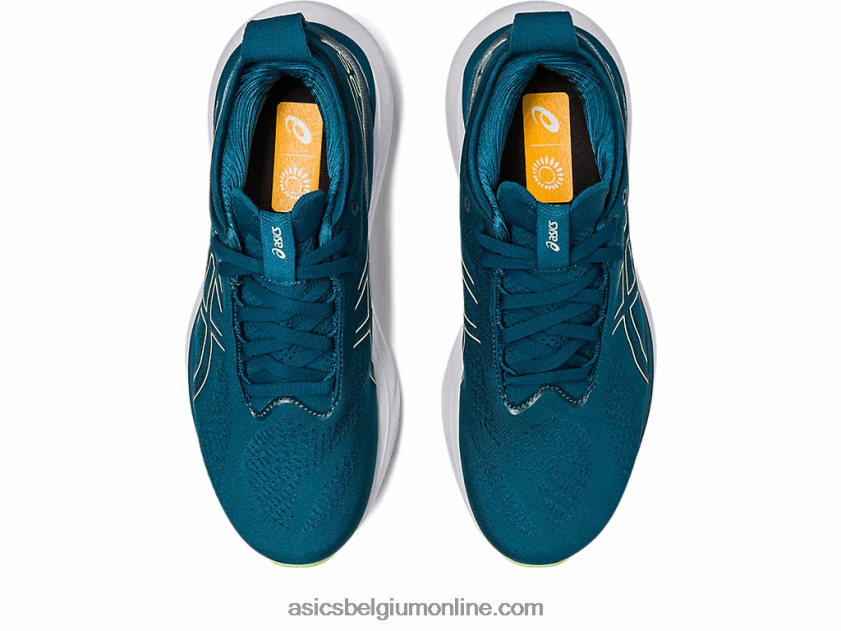 gelnimbus 25 V6HXR22259 inkt teal/limoengroen Asics