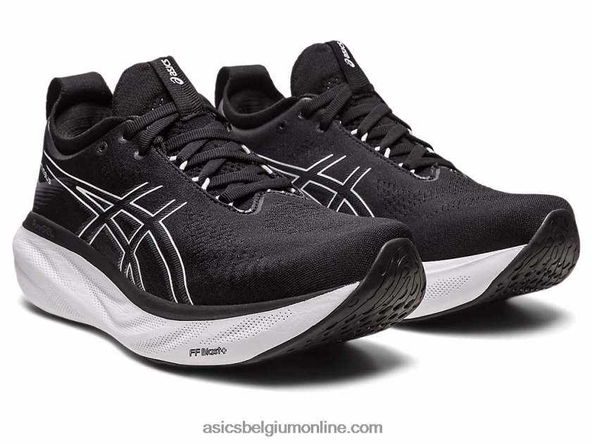 gelnimbus 25 breed V6HXR22376 zwart/puur zilver Asics