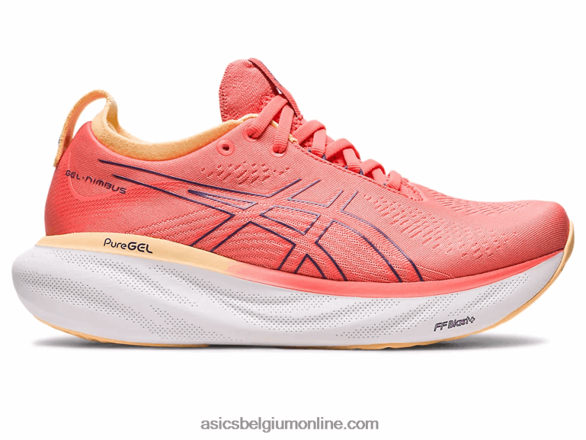 gelnimbus 25 breed V6HXR22377 papaja/stoffig paars Asics