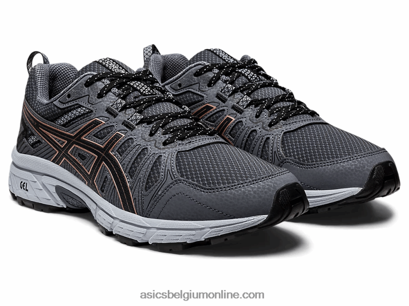 gelventure 7 V6HXR24175 grafietgrijs/roségoud Asics