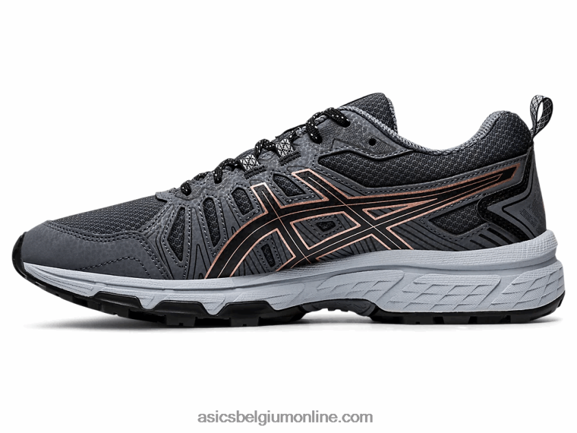 gelventure 7 V6HXR24175 grafietgrijs/roségoud Asics
