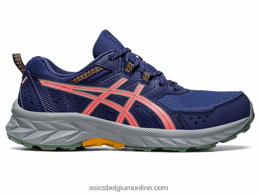 gelventure 9 V6HXR22213 indigoblauw/papaja Asics