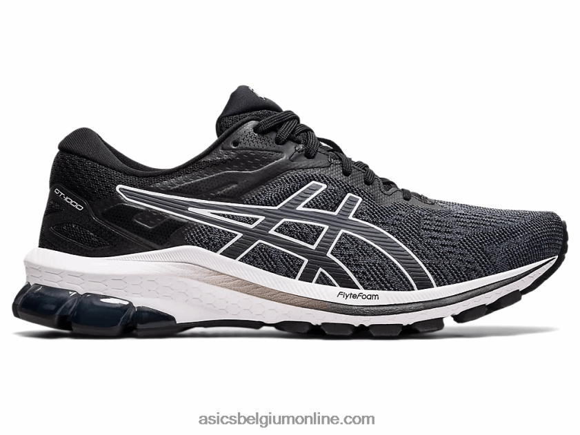 gt-1000 10 breed V6HXR23995 zwart wit Asics