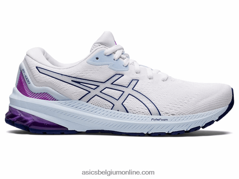 gt-1000 11 breed V6HXR22878 wit/duikblauw Asics