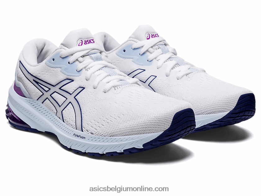 gt-1000 11 breed V6HXR22878 wit/duikblauw Asics