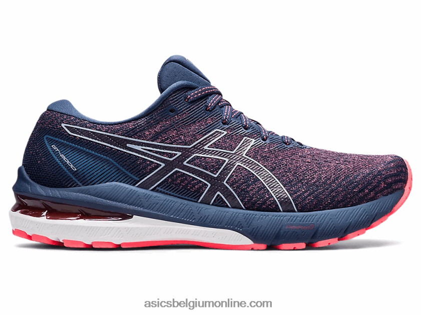 gt-2000 10 V6HXR23691 vlammend koraal/donderblauw Asics