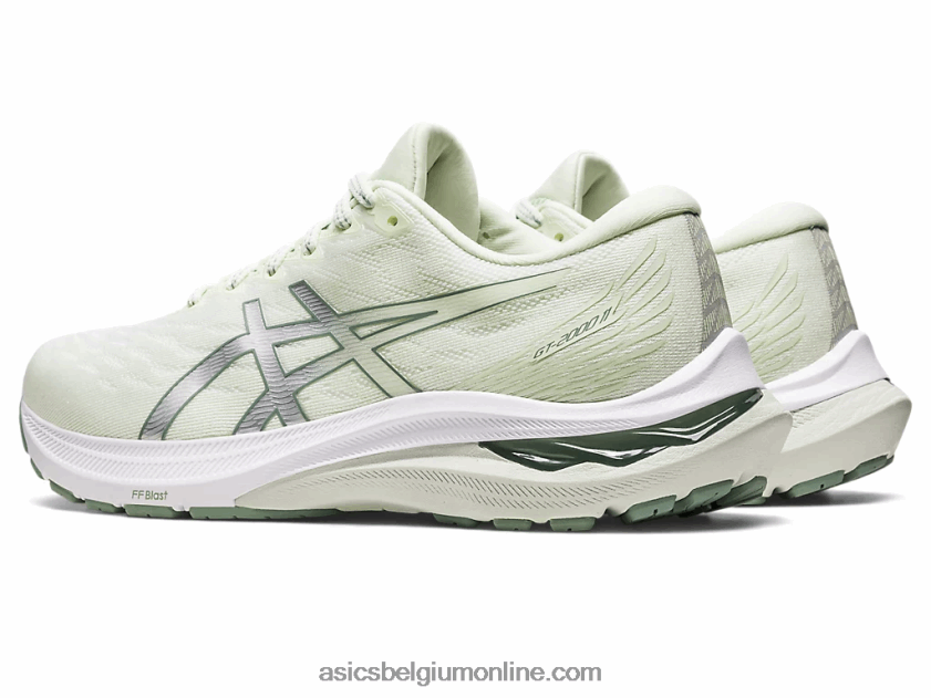 gt-2000 11 V6HXR22607 fluistergroen/puur zilver Asics