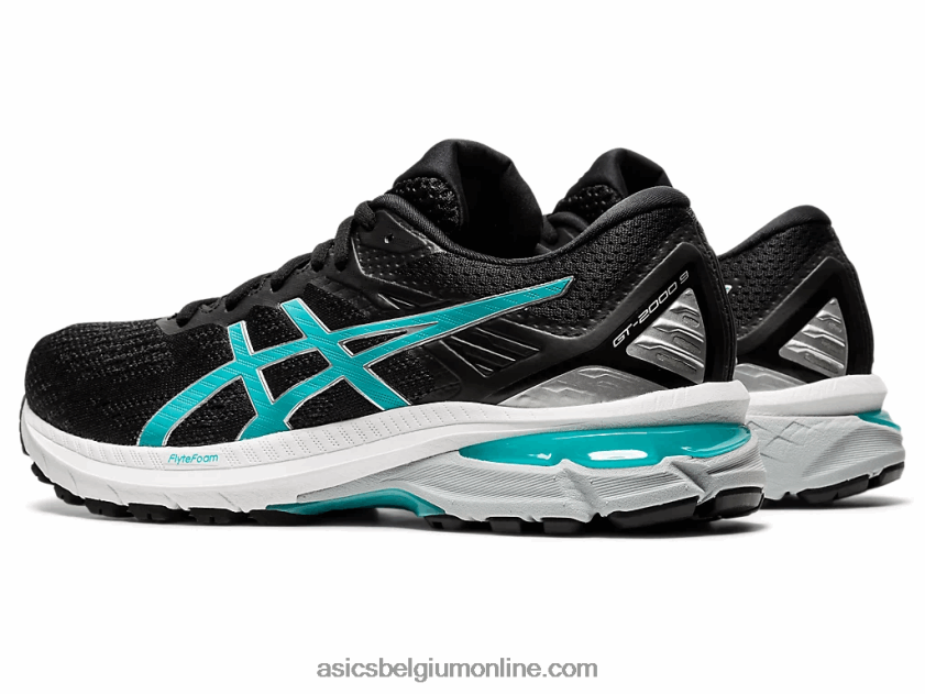 gt-2000 9 V6HXR24125 zwart/techno cyaan Asics