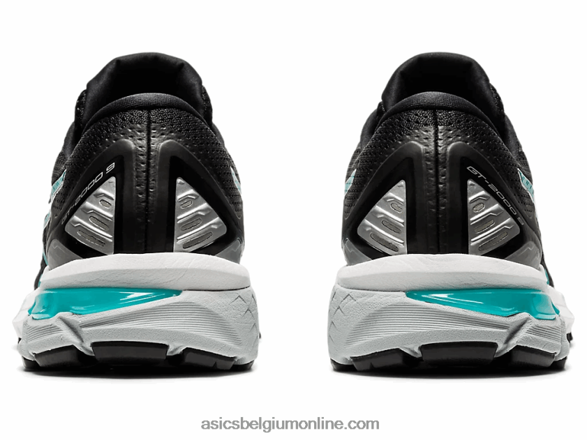 gt-2000 9 V6HXR24125 zwart/techno cyaan Asics