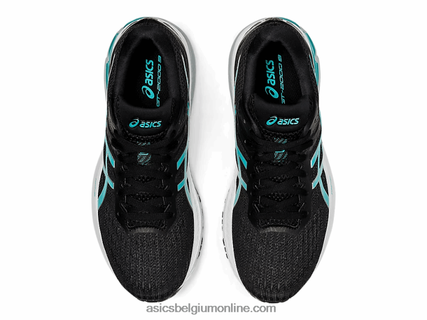 gt-2000 9 V6HXR24125 zwart/techno cyaan Asics