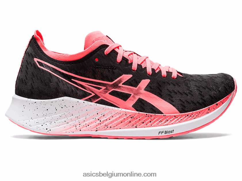 magische snelheid V6HXR23649 zwart/vlammend koraal Asics