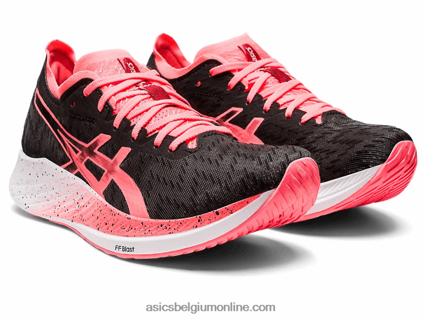magische snelheid V6HXR23649 zwart/vlammend koraal Asics