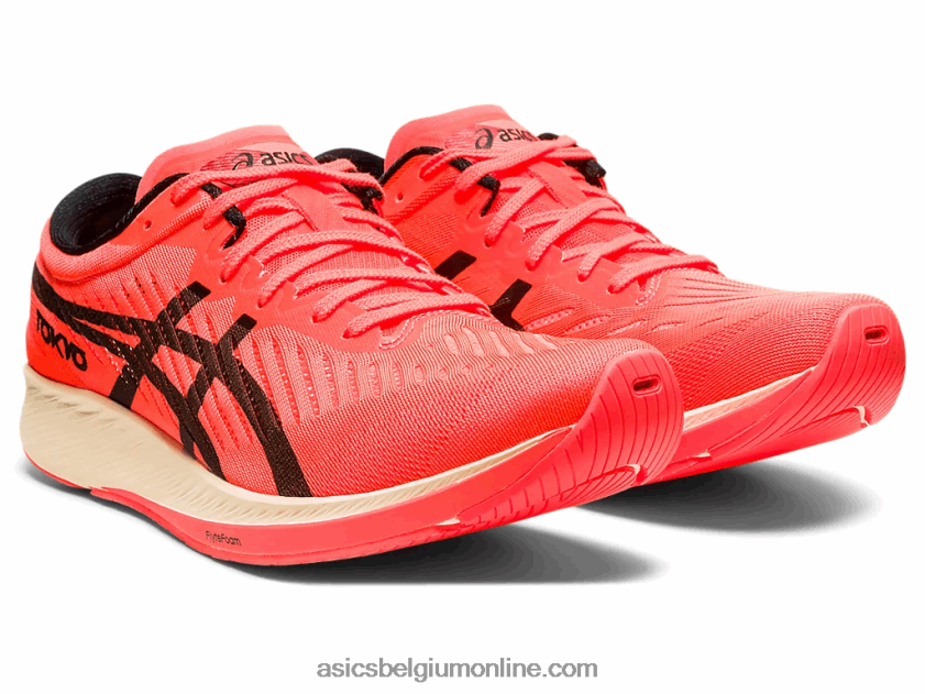 metaracer tokio V6HXR24159 zonsopgang rood/zwart Asics