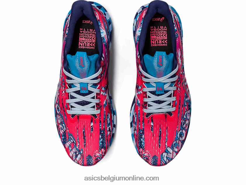 noosa tri 14 V6HXR22397 divaroze/indigoblauw Asics