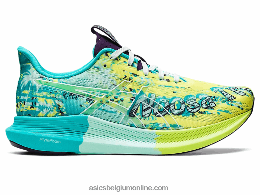 noosa tri 14 V6HXR23118 veiligheid geel/rustgevend zee Asics
