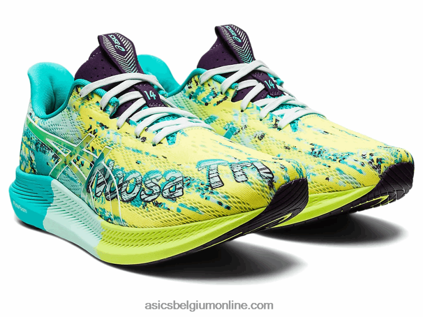 noosa tri 14 V6HXR23118 veiligheid geel/rustgevend zee Asics