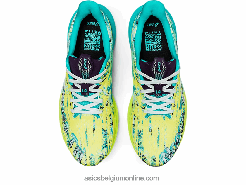 noosa tri 14 V6HXR23118 veiligheid geel/rustgevend zee Asics