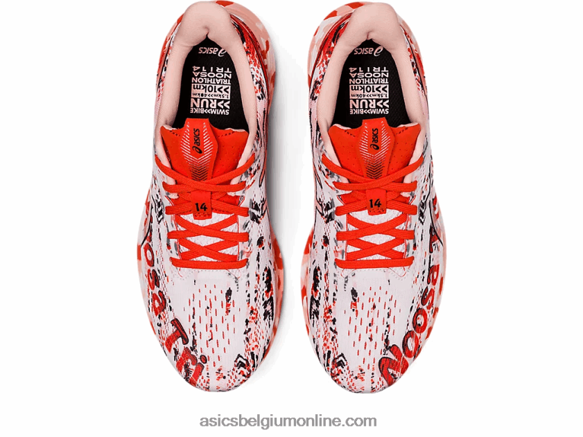 noosa tri 14 V6HXR23120 wit Zwart Asics