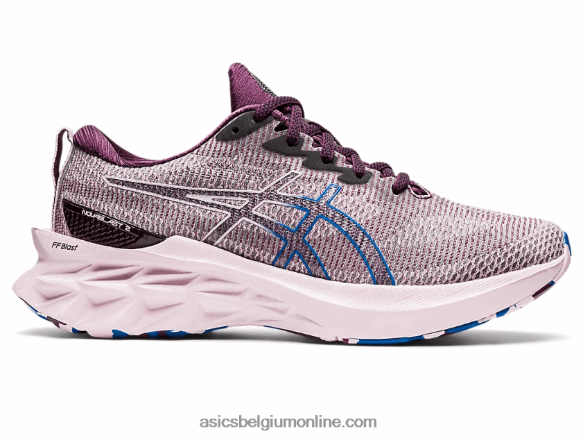 novablast 2 le V6HXR23527 diep pruim/nauwelijks rose Asics