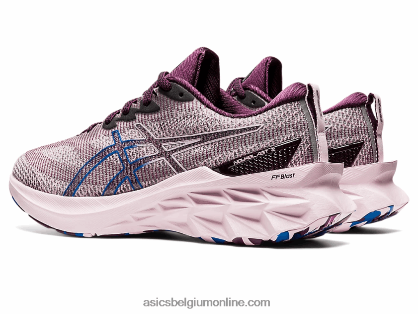 novablast 2 le V6HXR23527 diep pruim/nauwelijks rose Asics