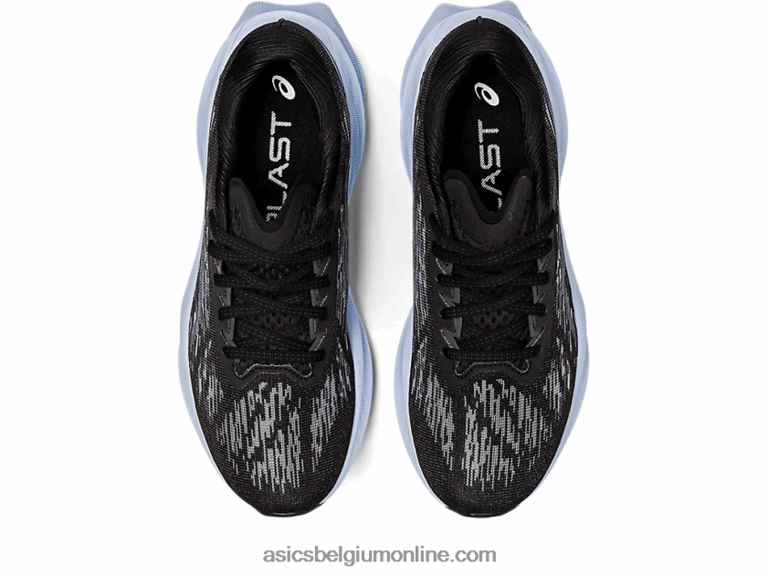 novablast 3 V6HXR22864 zwart / plaatrots Asics
