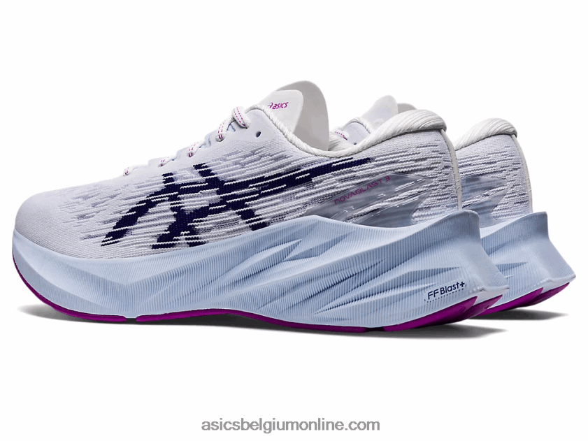 novablast 3 V6HXR22887 wit/duikblauw Asics