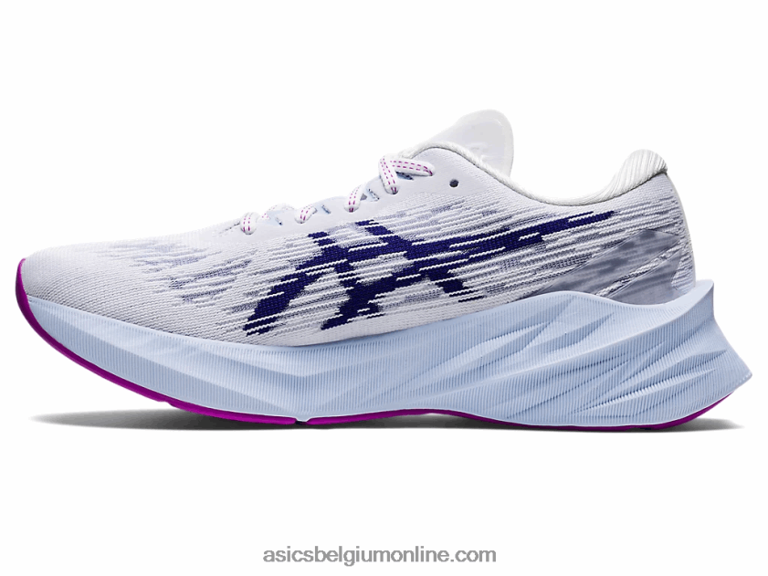 novablast 3 V6HXR22887 wit/duikblauw Asics