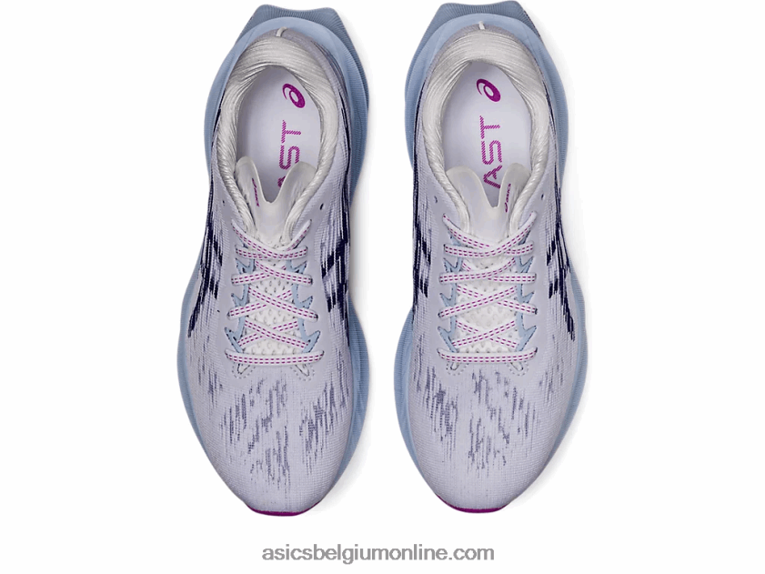 novablast 3 V6HXR22887 wit/duikblauw Asics