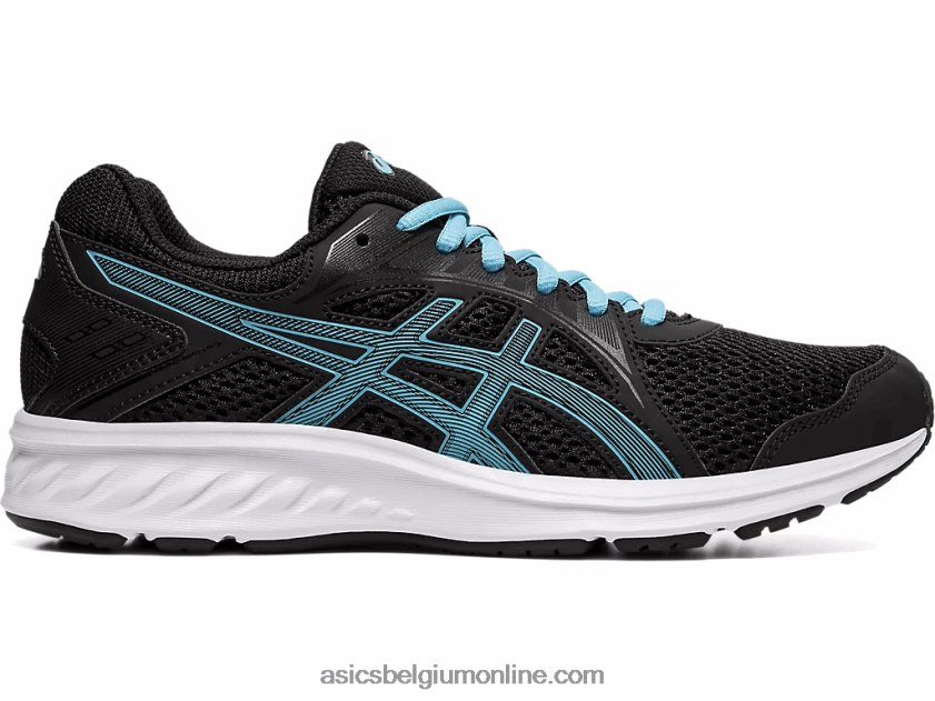 schok 2 breed V6HXR23914 zwart/aquarium Asics