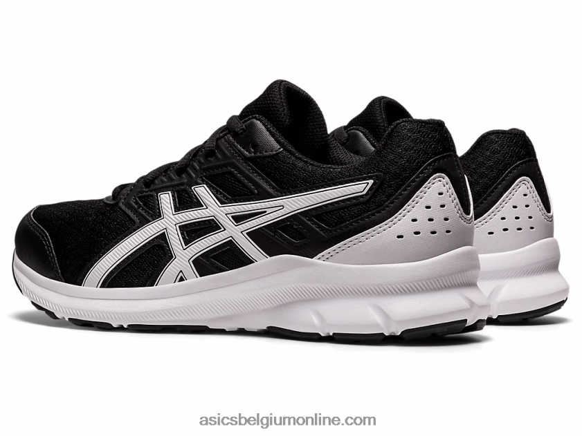 schok 3 wijd V6HXR23990 zwart wit Asics