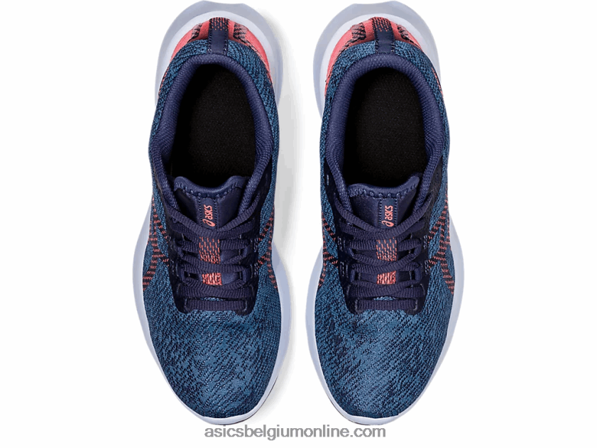 versablast mx V6HXR23813 donderblauw/laaiend koraal Asics
