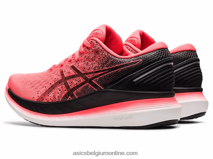 zweefvliegen 2 V6HXR23783 vlammend koraal/zwart Asics