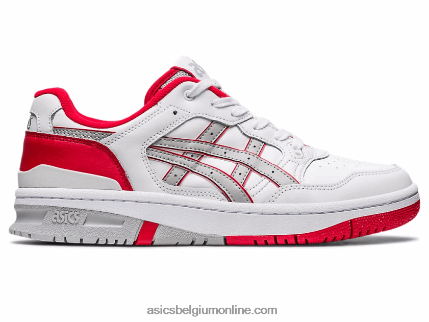 ex89 V6HXR2149 wit/klassiek rood Asics