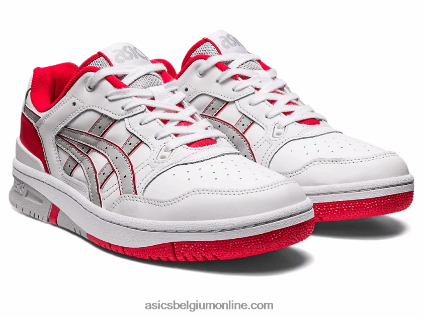 ex89 V6HXR2149 wit/klassiek rood Asics