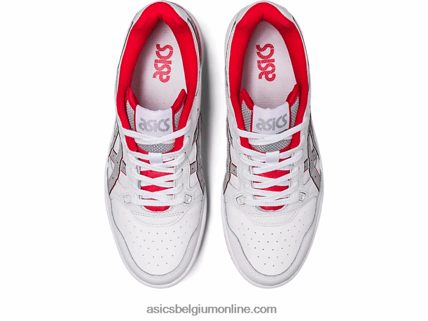 ex89 V6HXR2149 wit/klassiek rood Asics