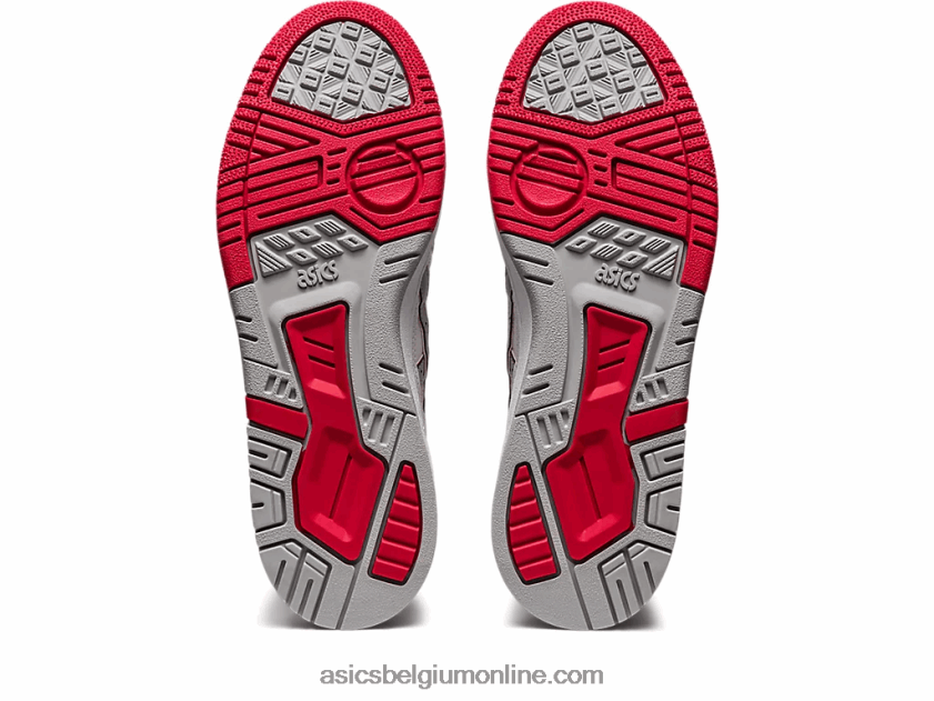 ex89 V6HXR2149 wit/klassiek rood Asics