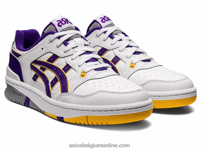 ex89 V6HXR2657 wit/adel paars Asics