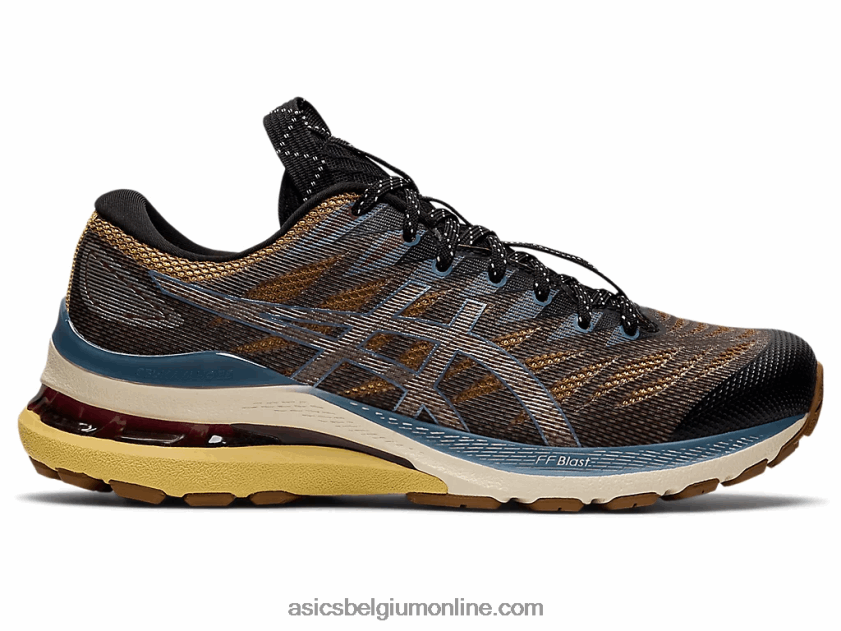 fn3-s gel-kayano 28 V6HXR23139 antraciet/antiek goud Asics