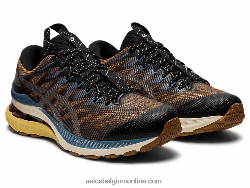 fn3-s gel-kayano 28 V6HXR23139 antraciet/antiek goud Asics
