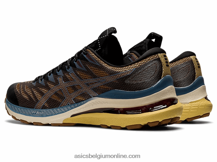 fn3-s gel-kayano 28 V6HXR23139 antraciet/antiek goud Asics
