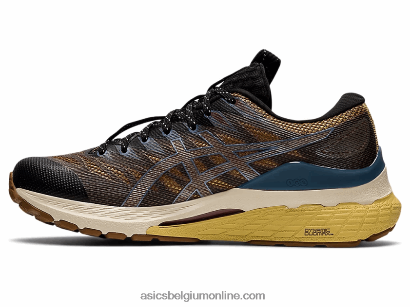 fn3-s gel-kayano 28 V6HXR23139 antraciet/antiek goud Asics