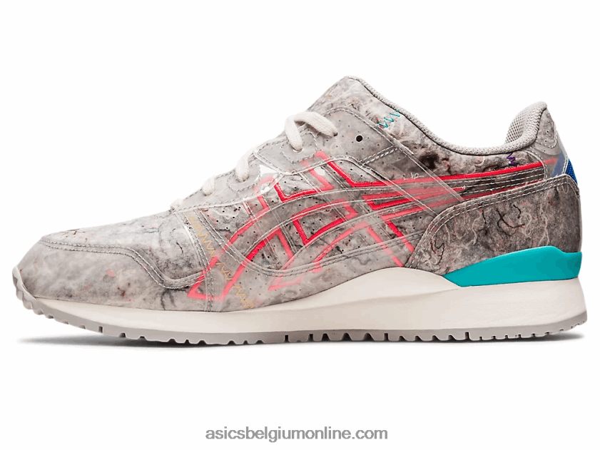gel-lyte iii en gerecycled vilt V6HXR2212 oestergrijs/divaroze Asics