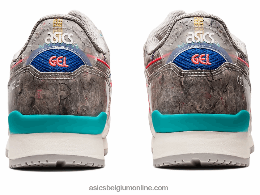 gel-lyte iii en gerecycled vilt V6HXR2212 oestergrijs/divaroze Asics